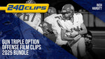 Load image into Gallery viewer, Gun Triple Option Offense Film Clips 2025 Bundle
